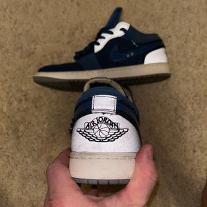 Nike AIR JORDAN 1 Low SE Craft Inside Out Obsidian DR8867-400 (size 10.5)